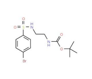 t-Butyl 2-(4-bromophenylsulfonamido)ethylcarbamate (CAS 310480-85-4) - chemical structure image