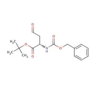 t-Butyl (2S)-2-[(Benzyloxycarbonylamino)]-4-oxo-butyrate (CAS 78553-60-3) - chemical structure image