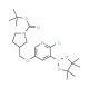 t-Butyl 3-((6-chloro-5-(4,4,5,5-tetramethyl-1,3,2-dioxaborolan-2-yl)pyridin-3-yloxy)methyl)pyrrol - chemical structure image