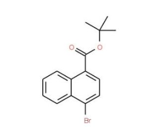 t-Butyl 4-bromo-1-naphthoate (CAS 929000-22-6) - chemical structure image