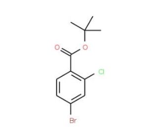 t-Butyl 4-bromo-2-chlorobenzoate (CAS 929000-18-0) - chemical structure image