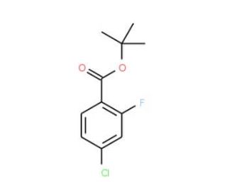 t-Butyl 4-chloro-2-fluorobenzoate (CAS 941294-14-0) - chemical structure image
