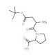 t-Butyl-L-aspartyl-L-proline (CAS 64642-65-5) - chemical structure image