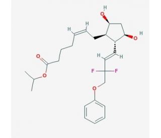 Tafluprost (CAS 209860-87-7) - chemical structure image