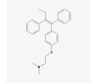 Tamoxifen (CAS 10540-29-1) - chemical structure image