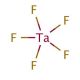 Tantalum(V) fluoride (CAS 7783-71-3) - chemical structure image