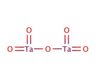 Tantalum(V) oxide (CAS 1314-61-0) - chemical structure image