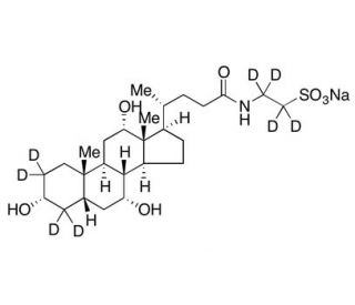 Taurocholic Acid-d8 Sodium Salt - chemical structure image
