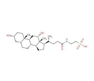 Taurodeoxychloic acid (CAS 516-50-7) - chemical structure image