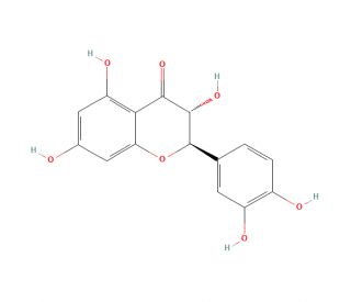 (&plus;)-Taxifolin (CAS 17654-26-1) - chemical structure image