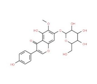 Tectoridin (CAS 611-40-5) - chemical structure image