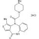 Telenzepine dihydrochloride (CAS 147416-96-4) - chemical structure image