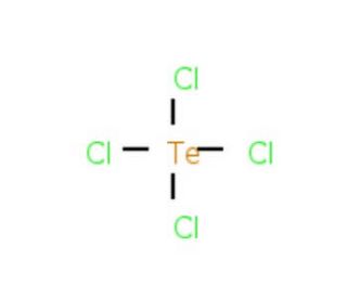 Tellurium(IV) chloride (CAS 10026-07-0) - chemical structure image
