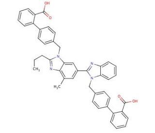 Telmisartan Dimer Impurity (CAS 884330-14-7) - chemical structure image