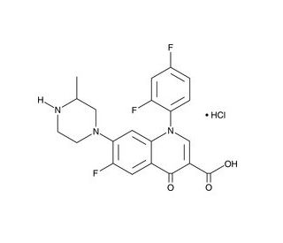 Temafloxacin Hydrochloride (CAS 105784-61-0) - chemical structure image