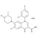 Temafloxacin Hydrochloride (CAS 105784-61-0) - chemical structure image