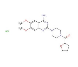 Terazosin hydrochloride (CAS 63074-08-8) - chemical structure image