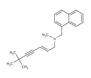 Terbinafine (CAS 91161-71-6) - chemical structure image