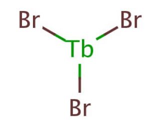 Terbium(III) bromide (CAS 14456-47-4) - chemical structure image