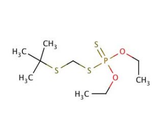Terbufos (CAS 13071-79-9) - chemical structure image