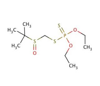 Terbufos-sulfoxide (CAS 10548-10-4) - chemical structure image