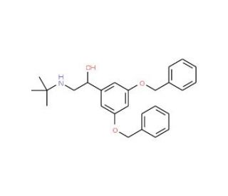 Terbutaline 3,5-Dibenzyl Ether (CAS 28924-25-6) - chemical structure image