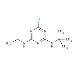 Terbuthylazin (CAS 5915-41-3) - chemical structure image