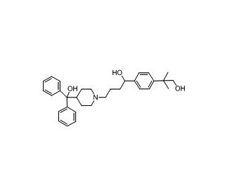 Terfenadine alcohol metabolite - chemical structure image