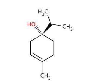(&minus;)-Terpinen-4-ol (CAS 20126-76-5) - chemical structure image