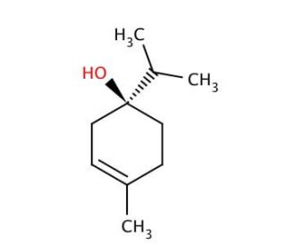 (&plus;)-Terpinen-4-ol (CAS 2438-10-0) - chemical structure image