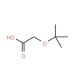 tert-Butoxy acetic acid (CAS 13211-32-0) - chemical structure image