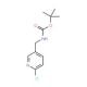 tert-butyl [(6-chloropyridin-3-yl)methyl]carbamate (CAS 285119-72-4) - chemical structure image