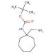 tert-butyl 1-(aminomethyl)cycloheptylcarbamate (CAS 904817-67-0) - chemical structure image