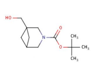 tert-butyl 1-(hydroxymethyl)-3-azabicyclo[3.1.1]heptane-3-carboxylate - chemical structure image