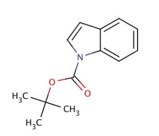 tert-Butyl 1-indolecarboxylate (CAS 75400-67-8) - chemical structure image