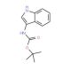 tert-butyl 1H-indol-3-ylcarbamate - chemical structure image
