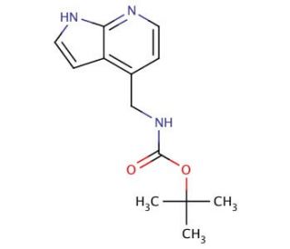 tert-Butyl (1H-pyrrolo[2,3-b]pyridin-4-yl)-methylcarbamate (CAS 956485-62-4) - chemical structure image