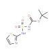 tert-Butyl 2,2-dioxo-3-(1,3-thiazol-2-yl)-2lambda~6~-diazathiane-1-carboxylate - chemical structure image