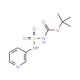 tert-Butyl 2,2-dioxo-3-(3-pyridinyl)-2lambda~6~-diazathiane-1-carboxylate - chemical structure image