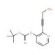 tert-Butyl 2-(3-hydroxyprop-1-ynyl)pyridin-3-yl-carbonate - chemical structure image