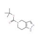 tert-Butyl 2,4,6,7-tetrahydro-5H-pyrazolo-[4,3-c]pyridine-5-carboxylate (CAS 924869-27-2) - chemical structure image