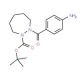 tert-Butyl 2-(4-aminobenzoyl)-1,2-diazepane-1-carboxylate - chemical structure image