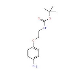 Tert-butyl 2-(4-aminophenoxy)ethylcarbamate (CAS 159184-15-3) - chemical structure image