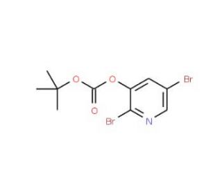 tert-Butyl 2,5-dibromopyridin-3-yl carbonate (CAS 1142192-26-4) - chemical structure image