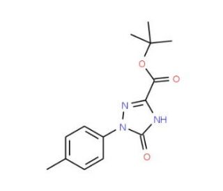 tert.-Butyl 2,5-dihydro-1-(4-methylphenyl)-5-oxo-1H-1,2,4-triazole-3-carboxylate - chemical structure image