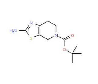 tert-butyl 2-amino-6,7-dihydro[1,3]thiazolo[5,4-c]pyridine-5(4H)-carboxylate (CAS 365996-05-0) - chemical structure image