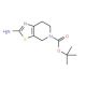 tert-butyl 2-amino-6,7-dihydro[1,3]thiazolo[5,4-c]pyridine-5(4H)-carboxylate (CAS 365996-05-0) - chemical structure image