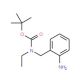 tert-butyl 2-aminobenzyl(ethyl)carbamate - chemical structure image