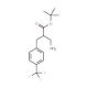 tert-butyl 2-(aminomethyl)-3-(4-(trifluoromethyl)phenyl)propanoate 的分子结构, CAS编号: 925889-77-6 tert-butyl 2-(aminomethyl)-3-(4-(trifluoromethyl)phenyl)propanoate (CAS 925889-77-6) - chemical structure image