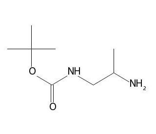 tert-Butyl 2-aminopropylcarbamate (CAS 255735-88-7) - chemical structure image